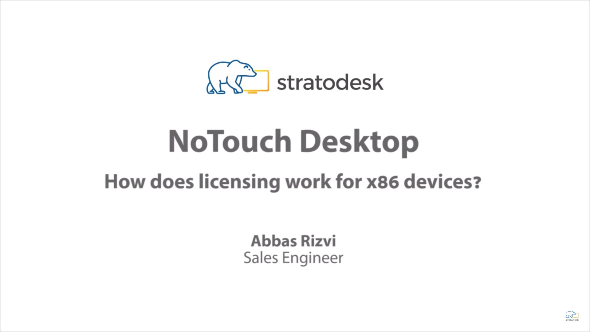 NoTouch OS Licensing
