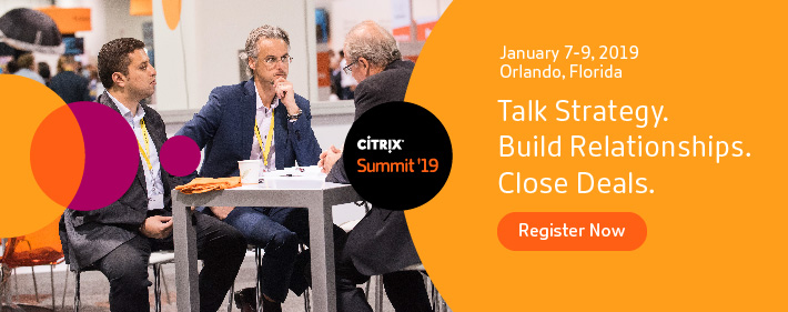 Men sitting at Citrix Summit 2019