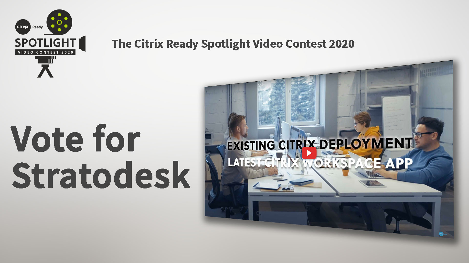 The Citrix Ready Spotlight Video Contest 2020