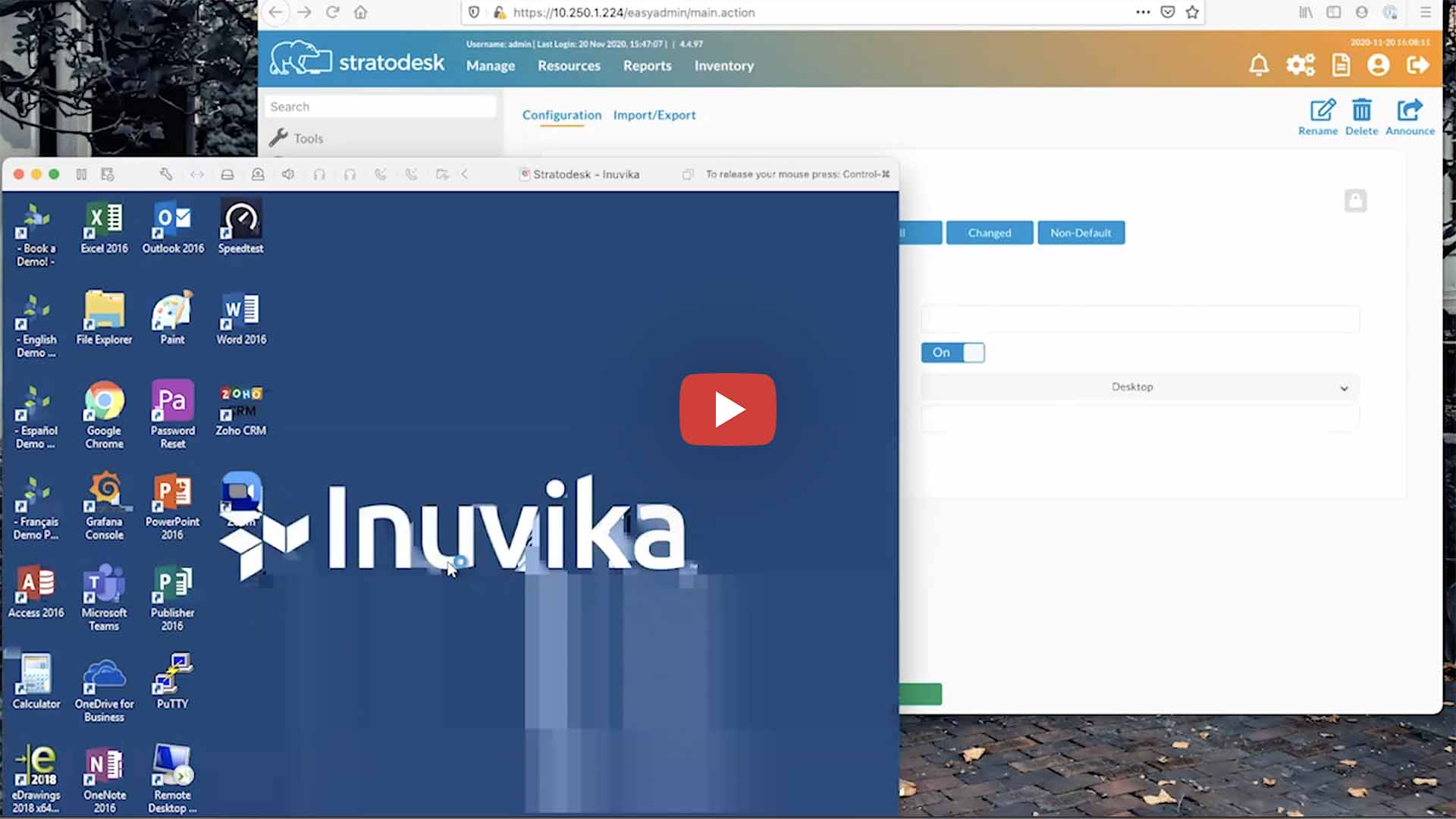 How To Deploy Inuvika with Stratodesk