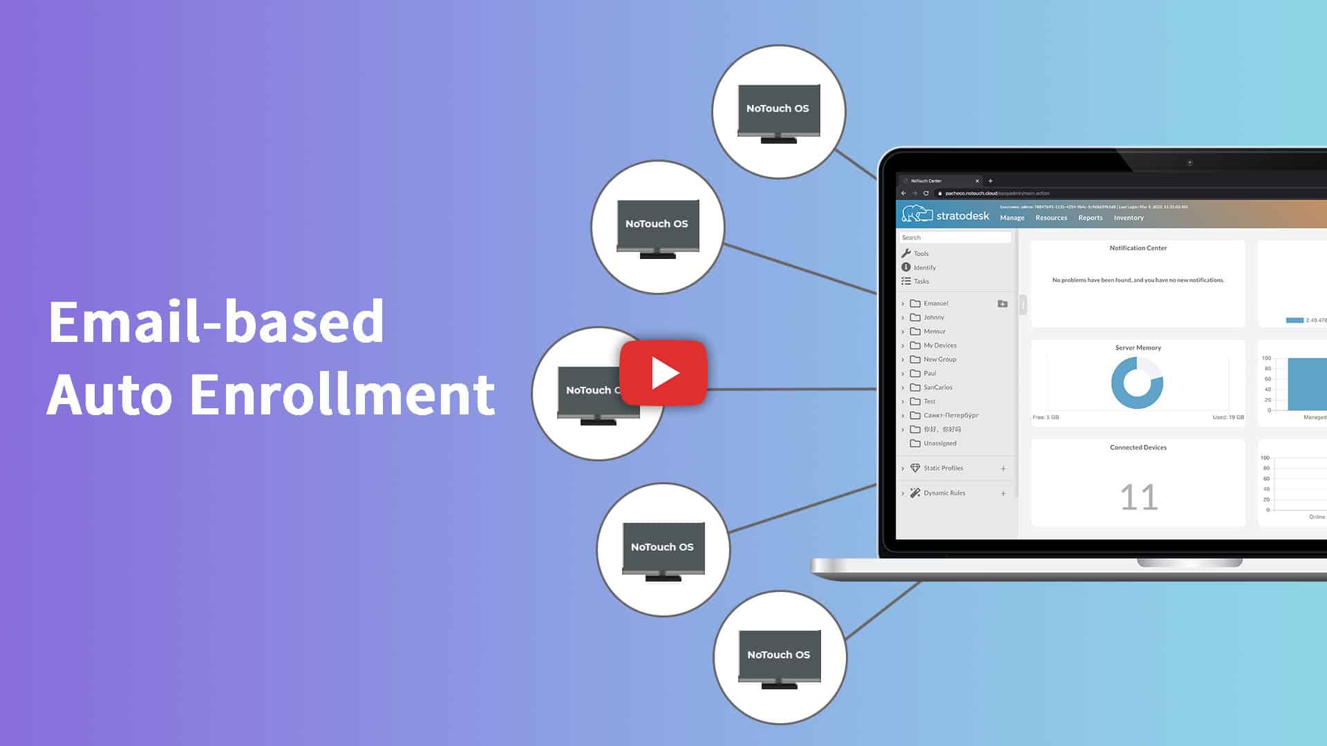 NoTouch Center and NoTouch OS Based Endpoints