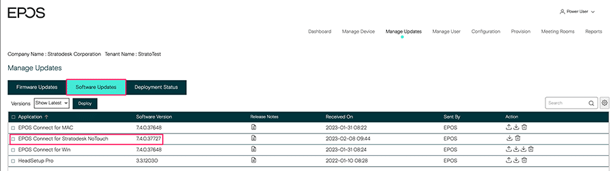 EPOS update